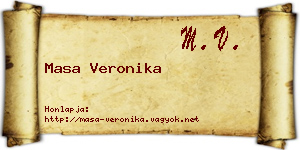 Masa Veronika névjegykártya