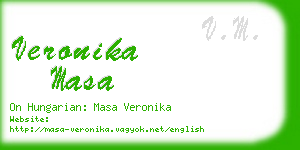 veronika masa business card